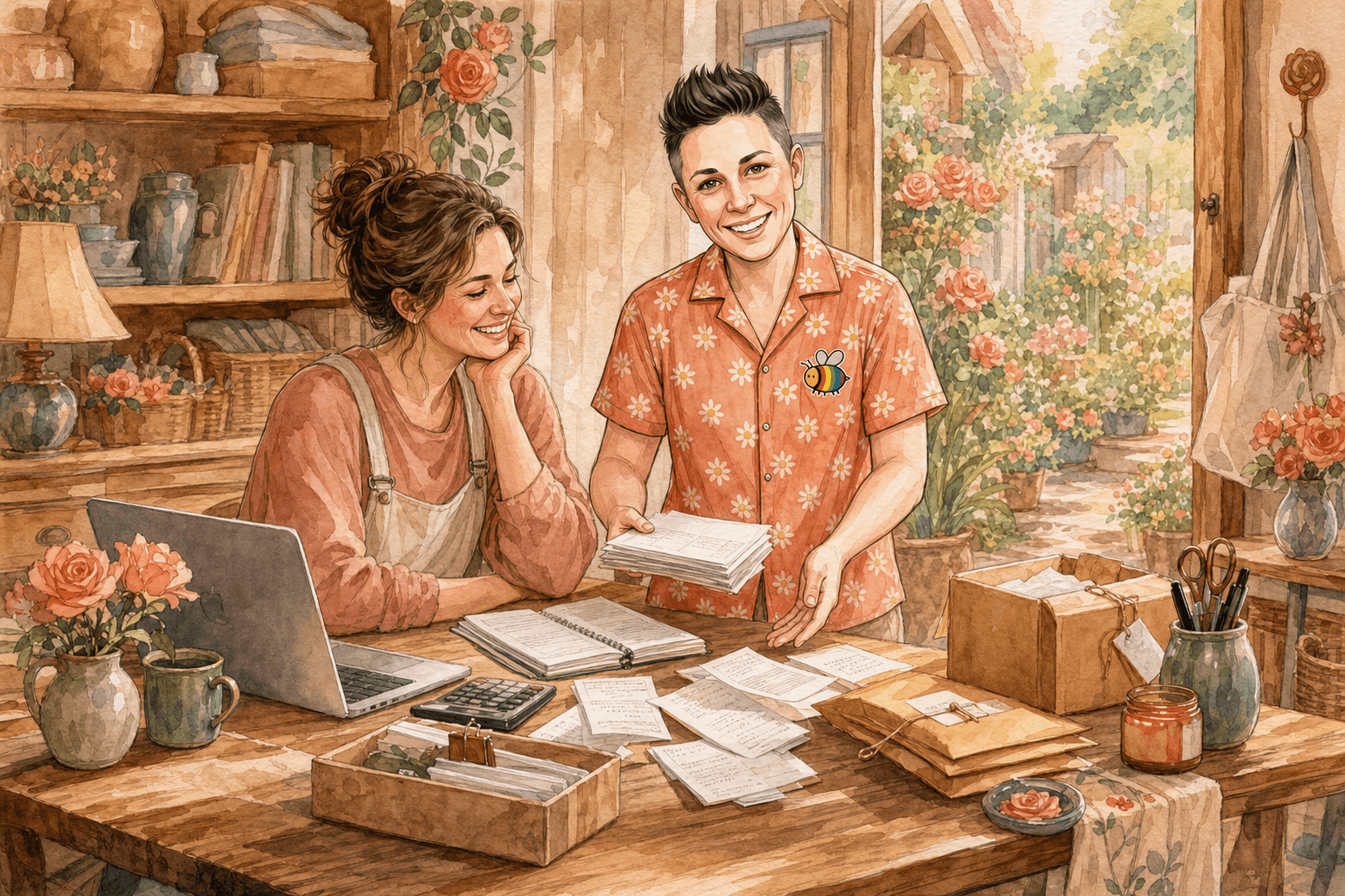 Levee helping a maker bring calm and order to the books
